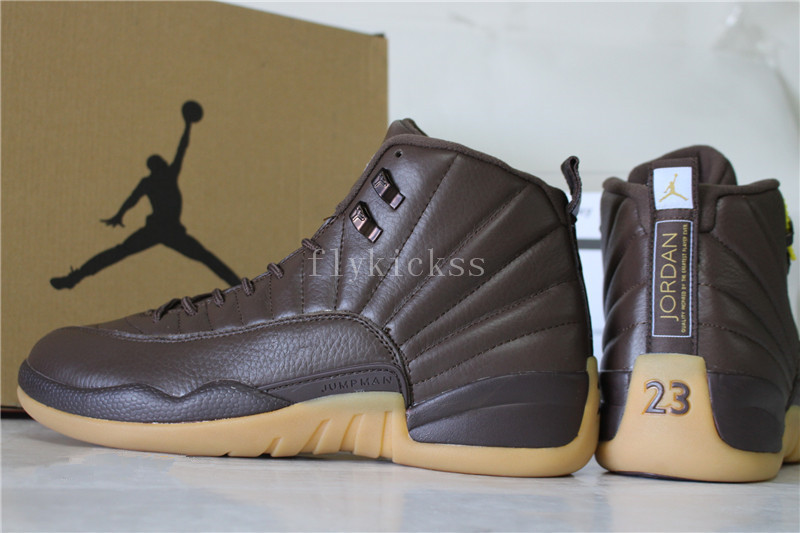 Authentic Air Jordan 12 Chocalate Brown